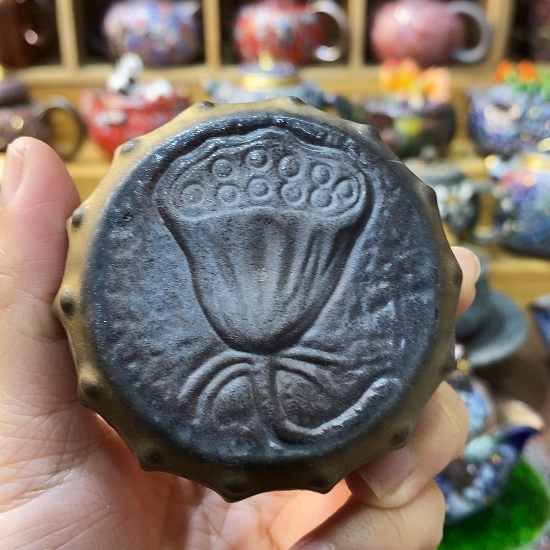 粗陶柴烧志野茶器