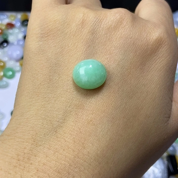 翡翠散珠裸石蛋面
