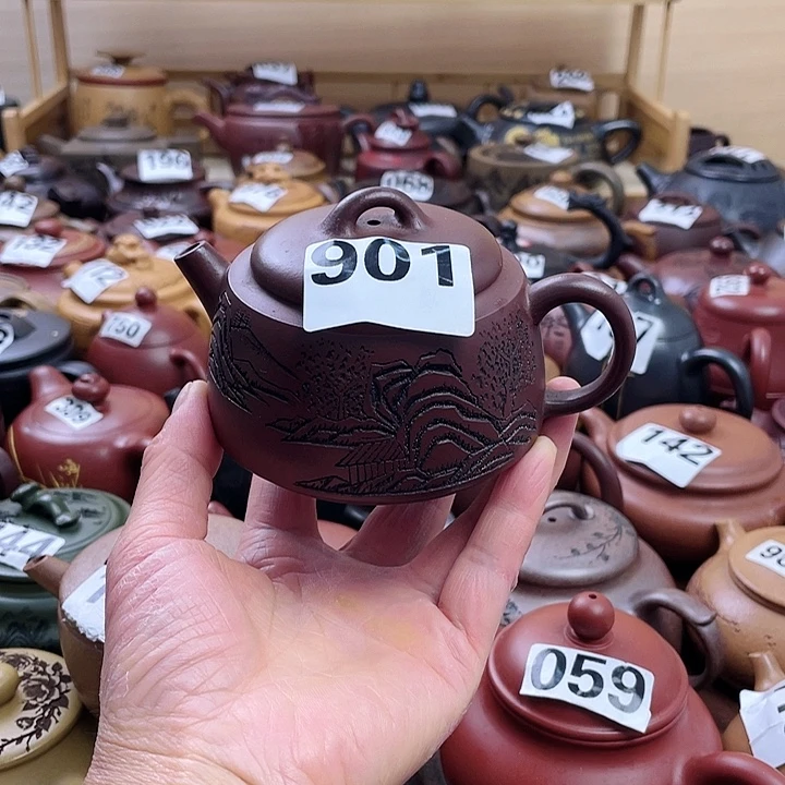 茶壶紫砂微瑕紫砂