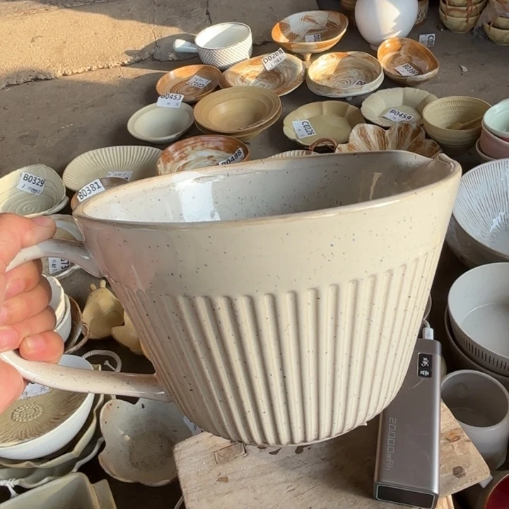 陶瓷超大引流大汤碗1个