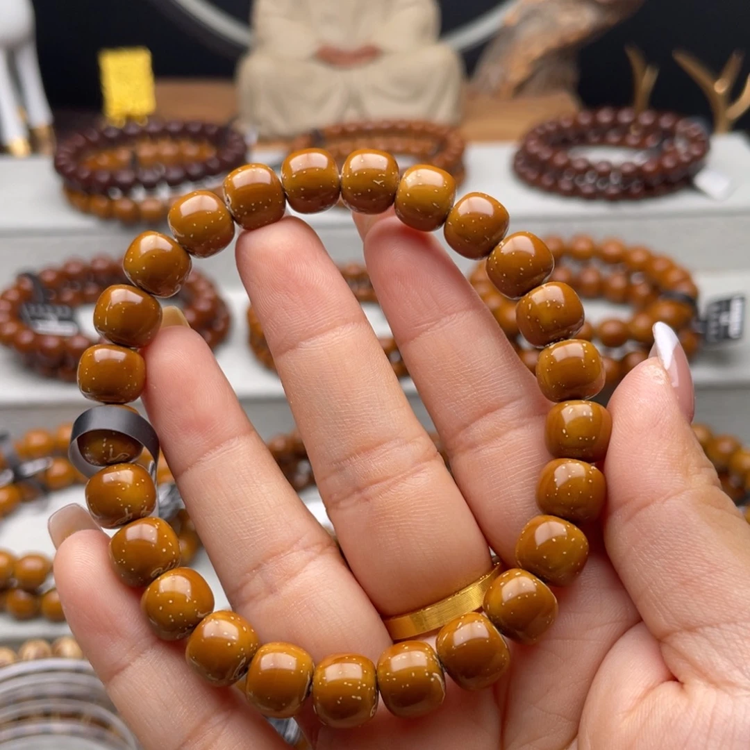 B***h手串紫金鼠紫金鼠实心黄金甲9