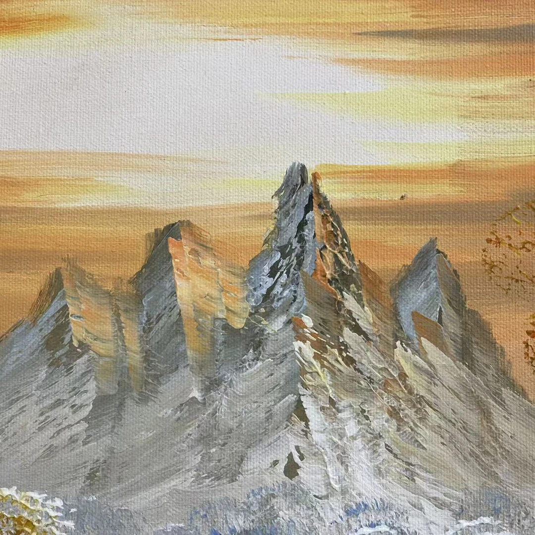 林彦新-***小屋-50-60厘米-手绘油画-麻布