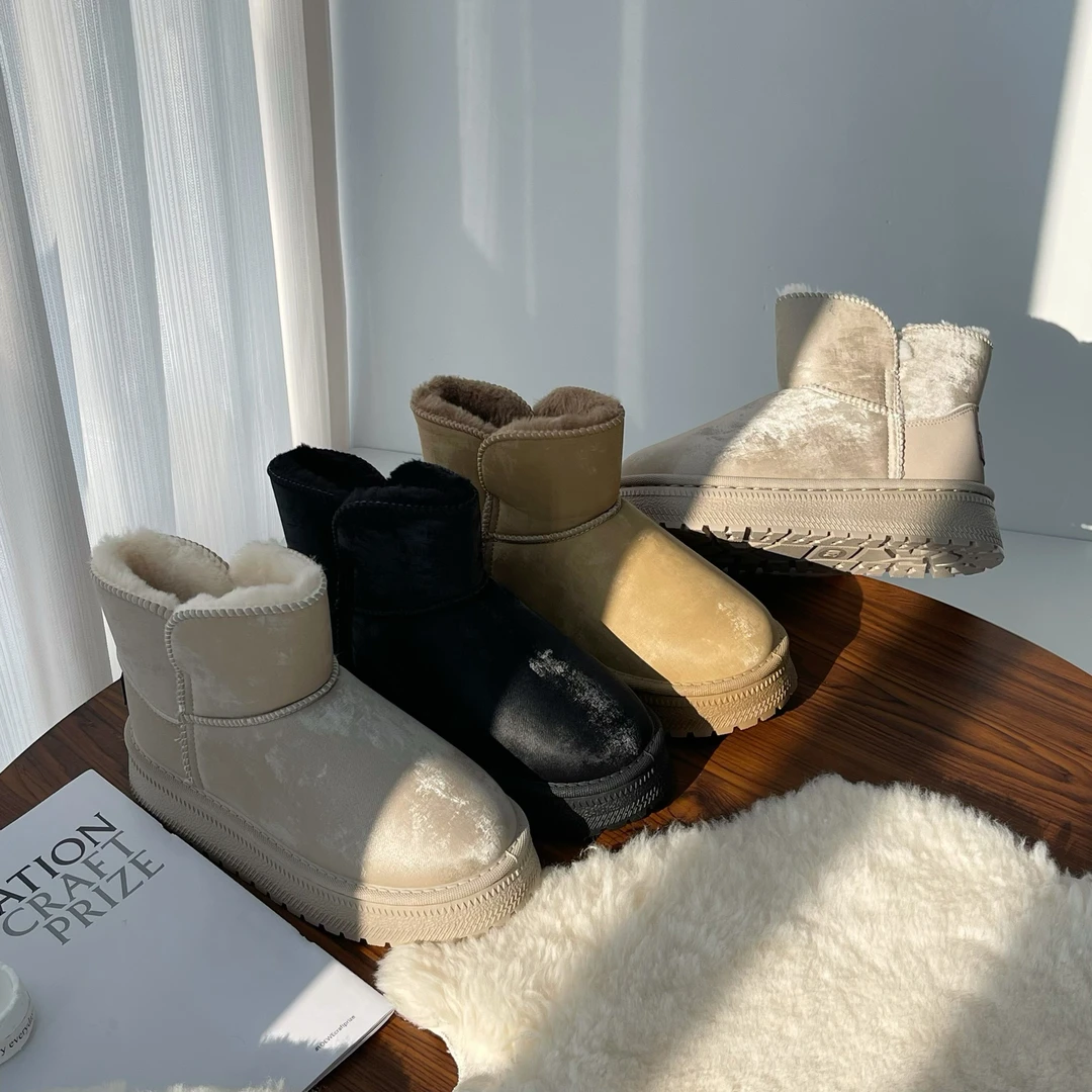 【年终清仓】冬款国风雪地靴加厚保暖9582