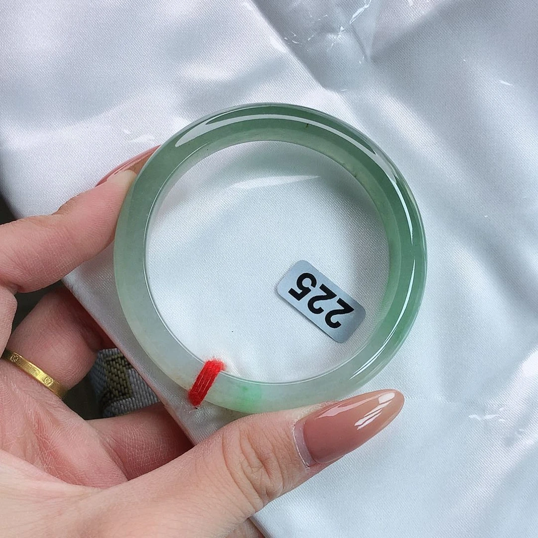 未镶嵌手镯翡翠54圈口225