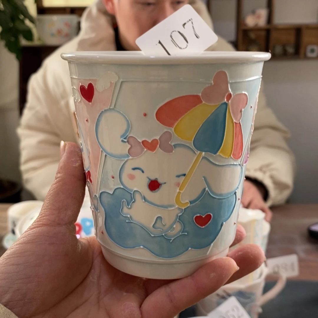 瓷片景德镇釉下彩手绘