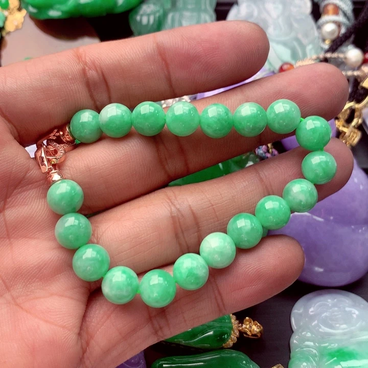 未镶嵌手链翡翠A货