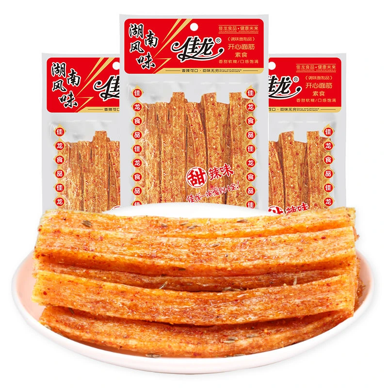 佳龙大面筋102g*5袋休闲办公麻辣零食香辣童年怀旧经典小吃辣条