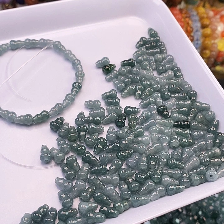 未镶嵌翡翠蓝水葫芦25个玛瑙/玉髓