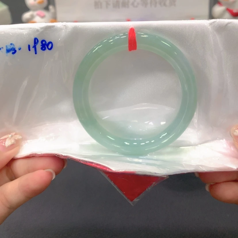 【闪购商品】翡翠手镯未镶嵌54圆7号链接