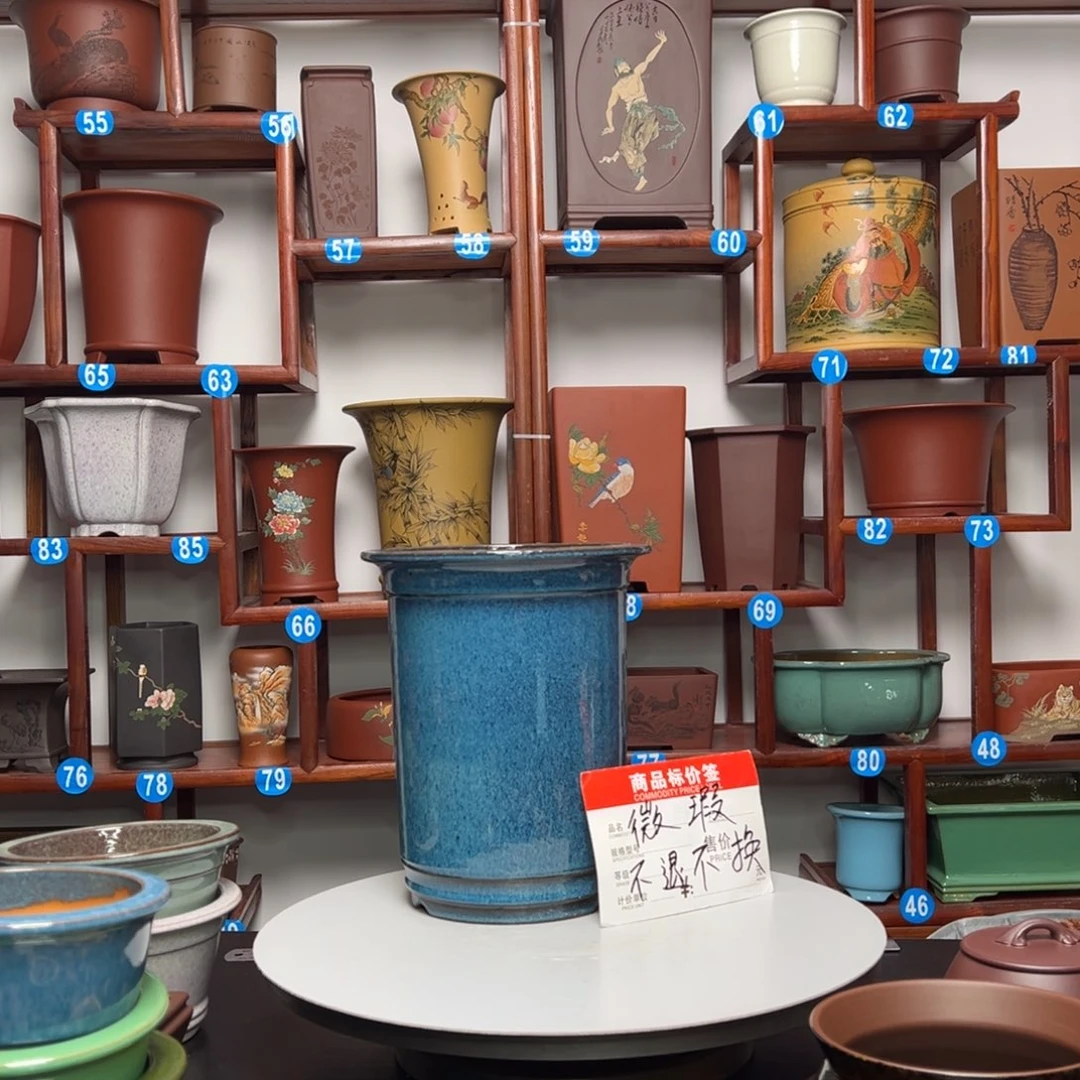 紫砂花盆阿**爸紫砂釉盆花盆