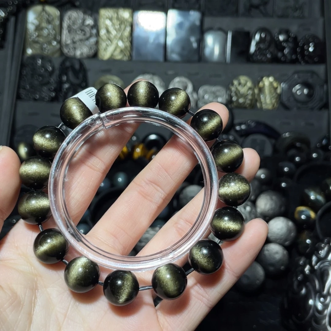 ****赏黑曜岩未镶嵌珠宝奇石