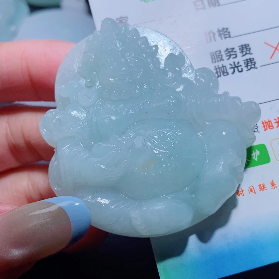 定制翡翠未镶嵌定制毛货翡翠挂件