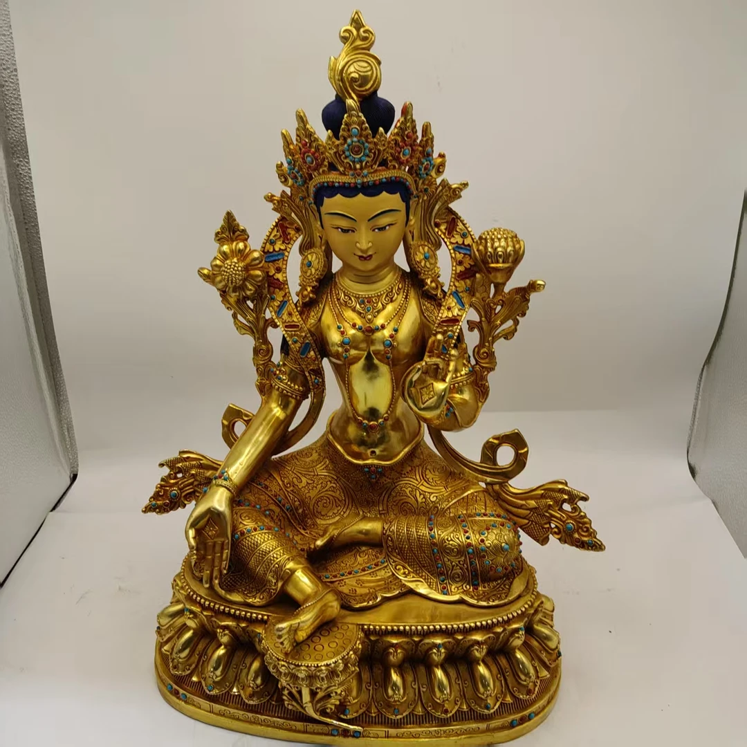 J124  /YY 铜鎏金佛