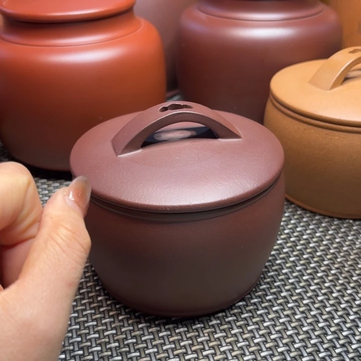 紫砂茶叶罐中高端紫砂茶叶罐