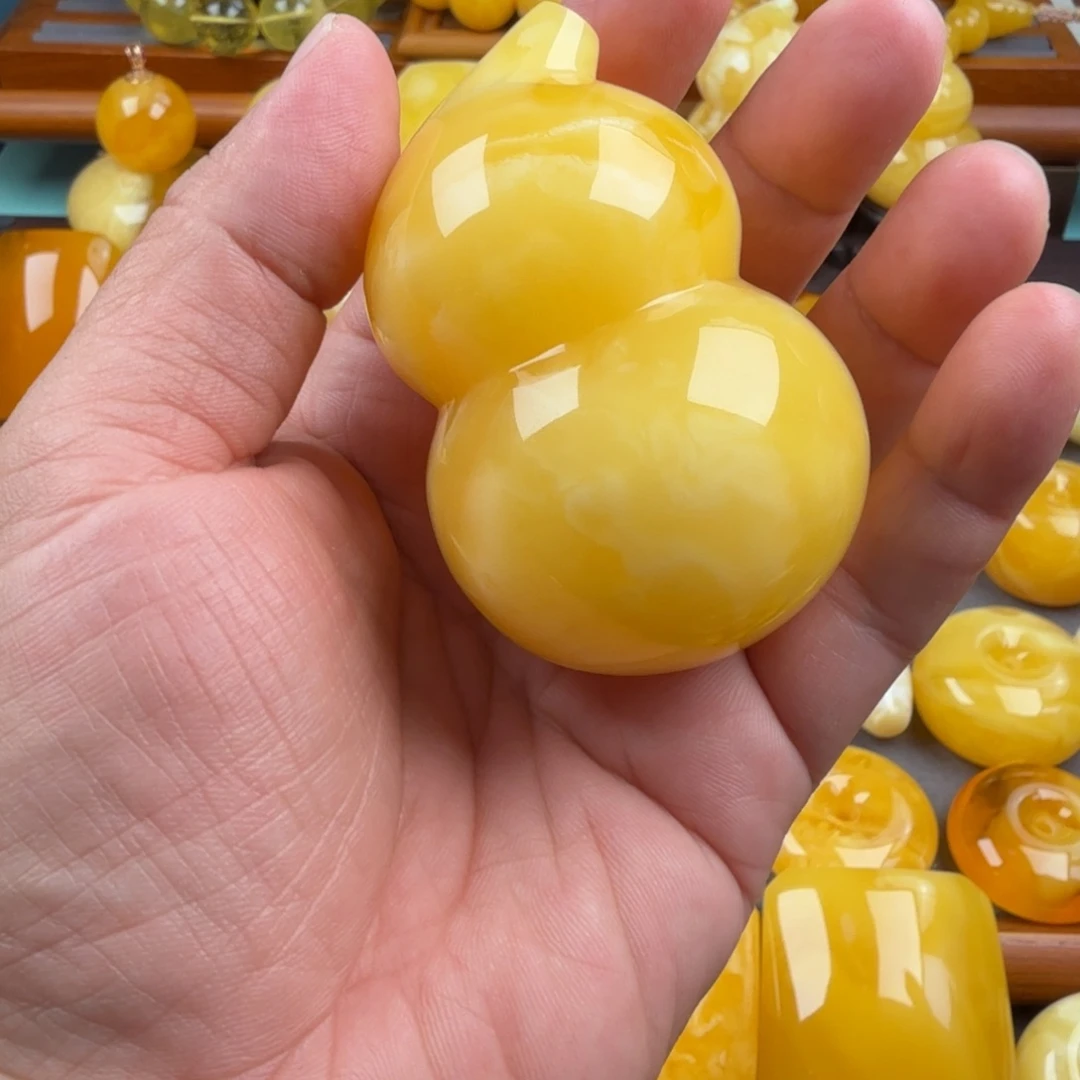 怪***黍琥珀颈饰未镶嵌纯天然琥珀蜜蜡