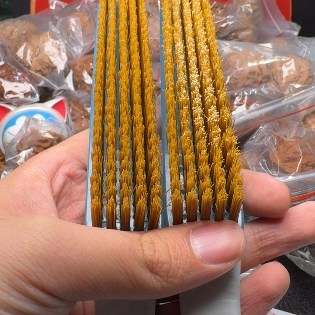 文玩核桃把件刷子硬