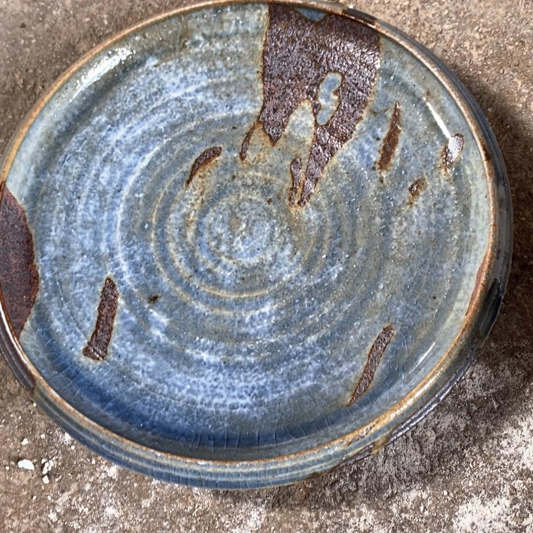 羽****紫砂浪鬼柴烧，秞陶美器
