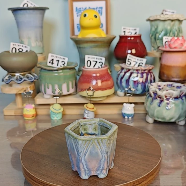 景德镇手工陶瓷盆 口5.5