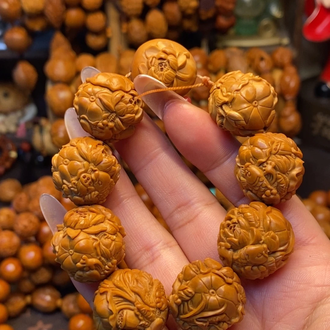 橄榄核手串/手链荷塘月色