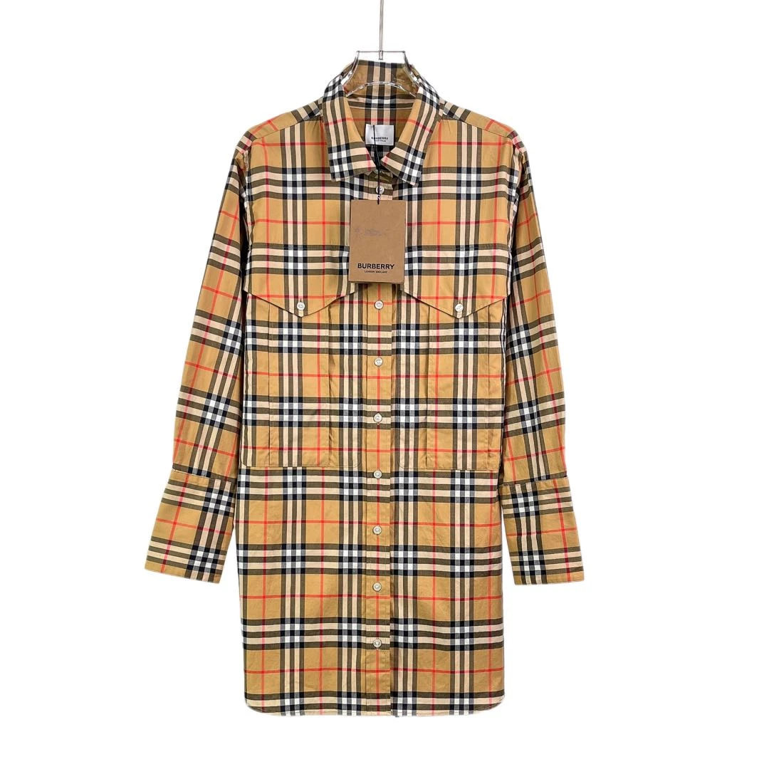 未使用 BURBERRY/博柏利 衬衫/UK8码/xspa6577