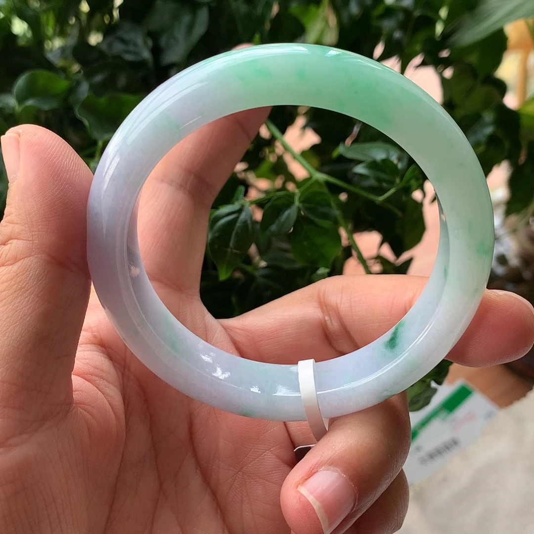 翡翠未镶嵌手镯24号