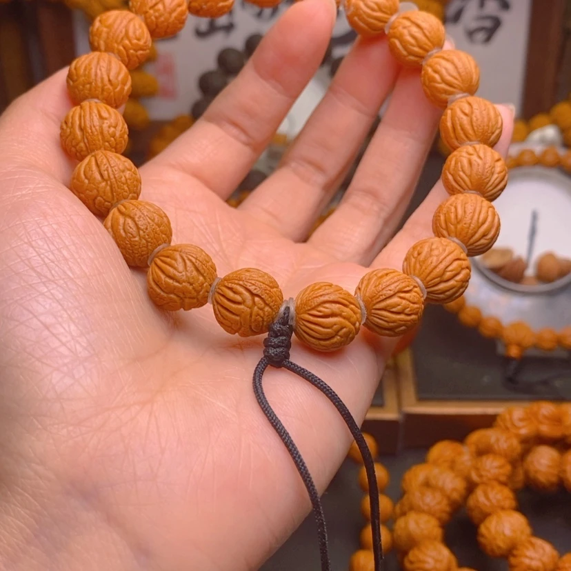 【闪购商品】桃核手串龙文桃核