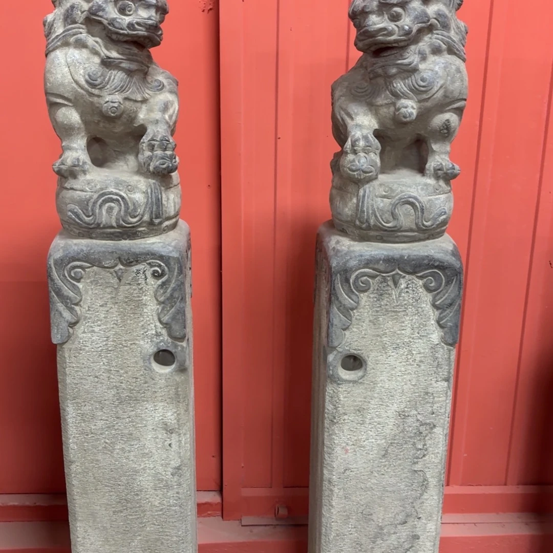 石材拴马桩一对包邮到家