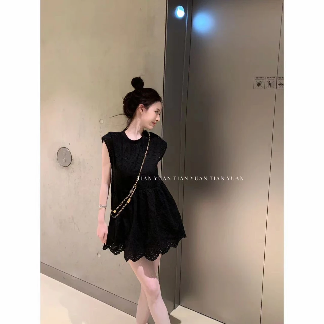 浩哥●【黑色镂空】连衣裙预C4LYQ1691