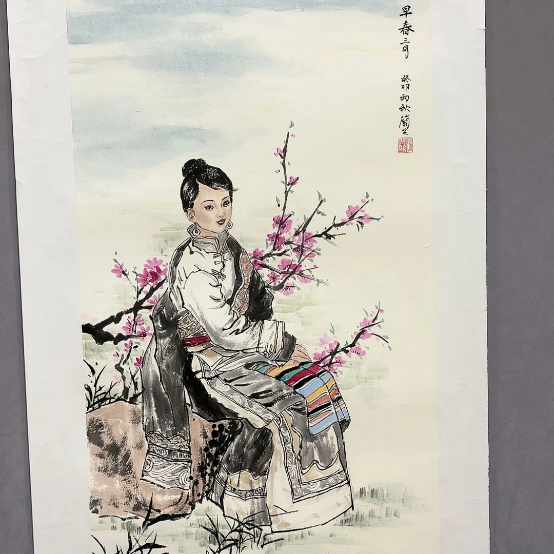 国画国画纯手绘作品请放心去藏