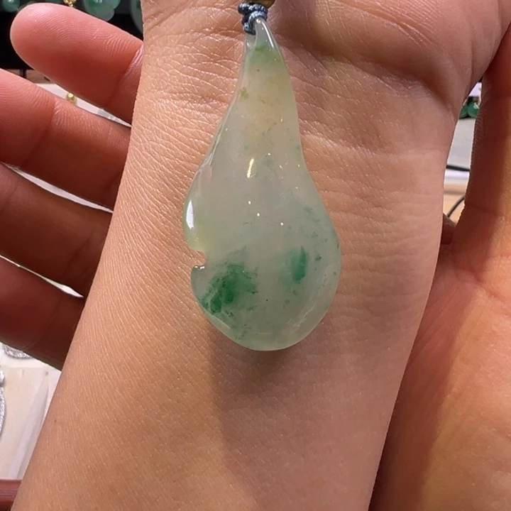 石英质玉未镶嵌吊坠(不含链)