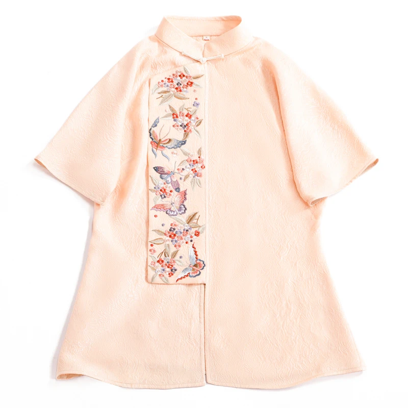 「月光鸣」乐锦坊复古中国风手工原创设计感日常百搭女装汉服上衣