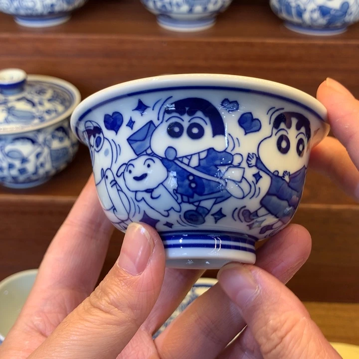 微瑕蜡笔小新压手杯141号