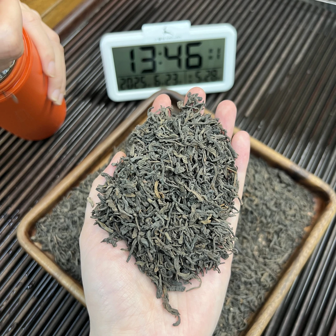 枣甜香六堡茶 小鹿收茶 广西黑茶 六堡茶 6月23/2