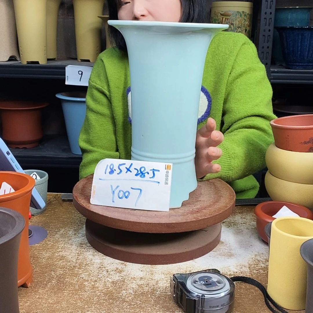 紫砂紫砂花盆一只Y007