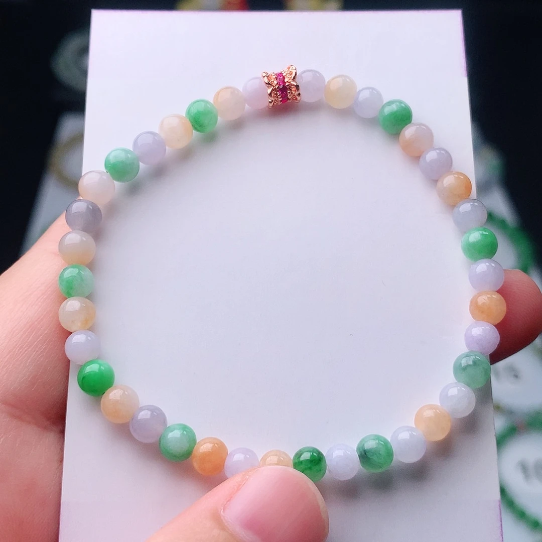 未镶嵌手串翡翠翡翠