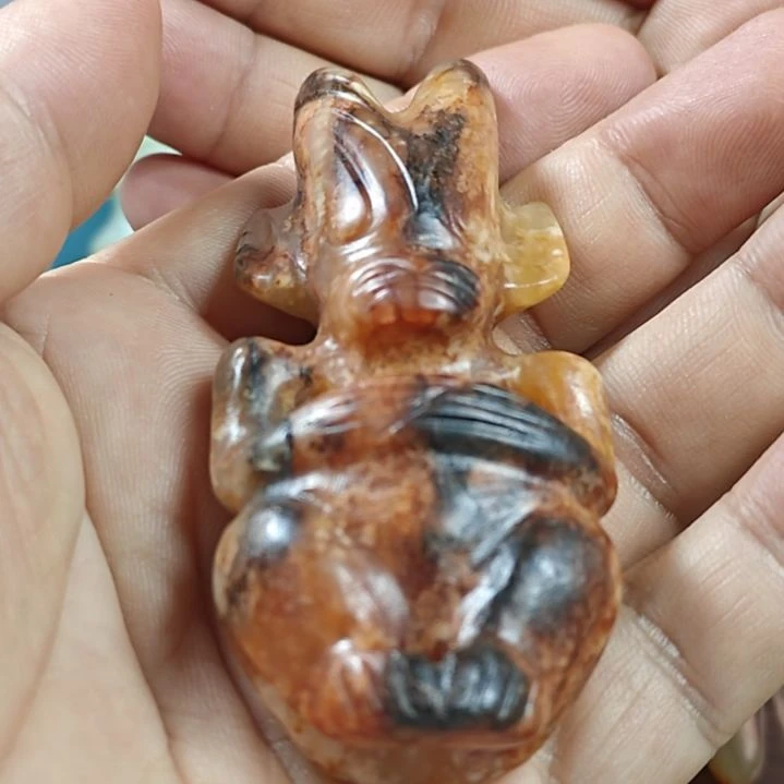 和田玉挂件未镶嵌道***堂