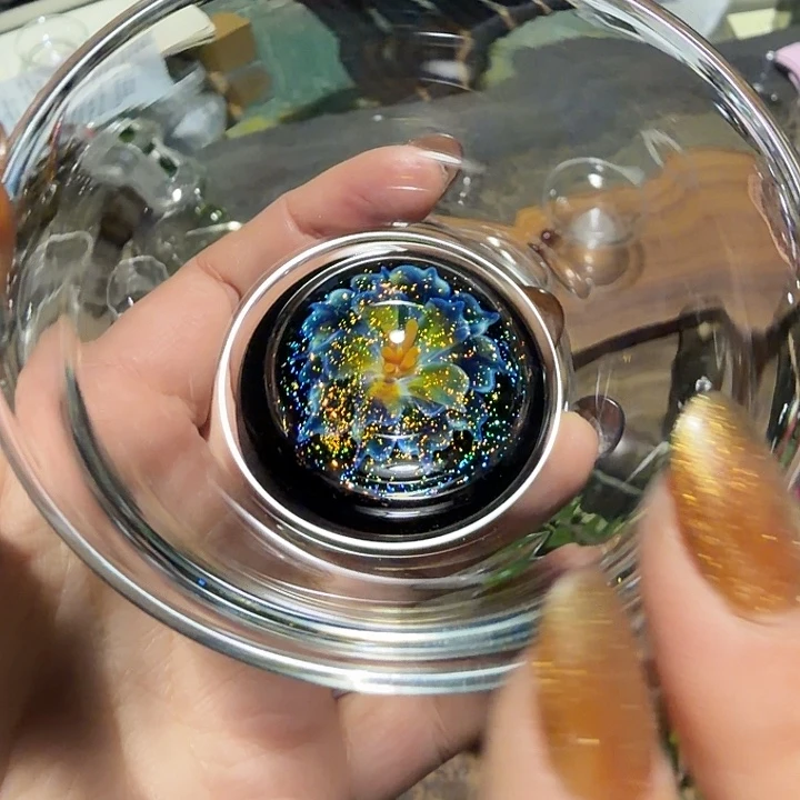 玻璃茶器鸿杯碧色