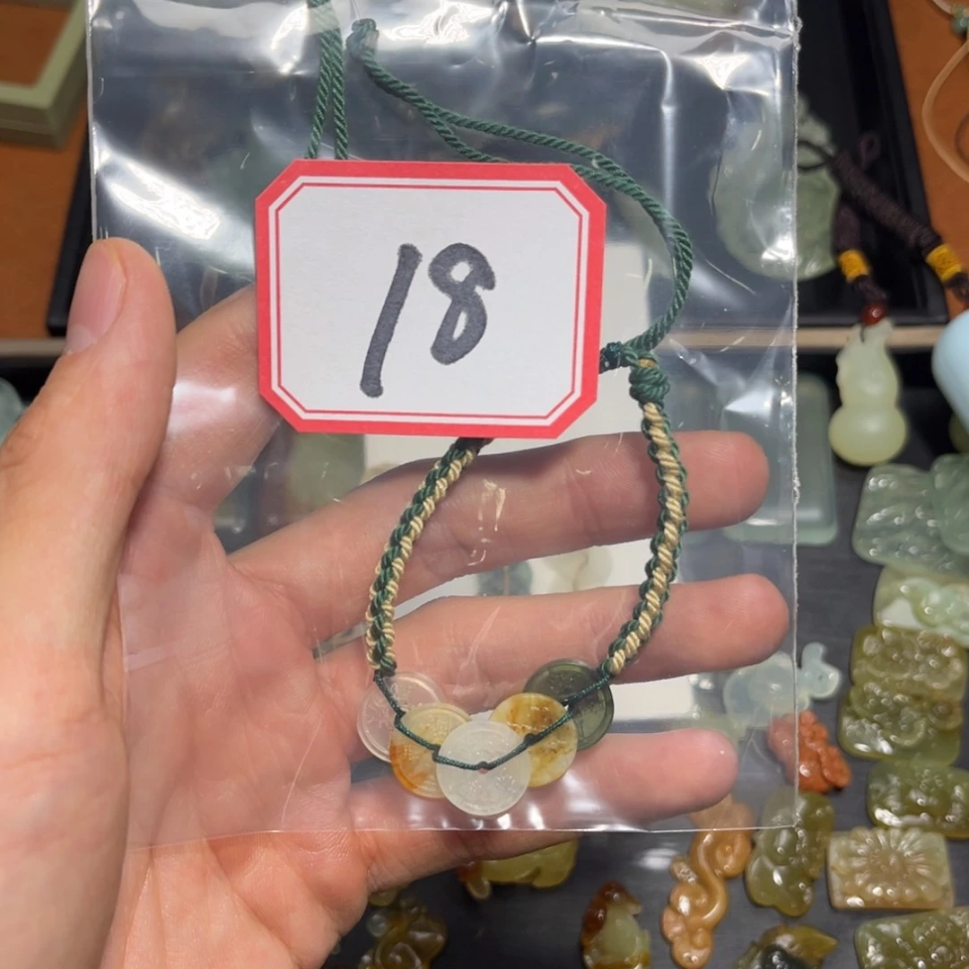 蛇纹石玉合金颈饰