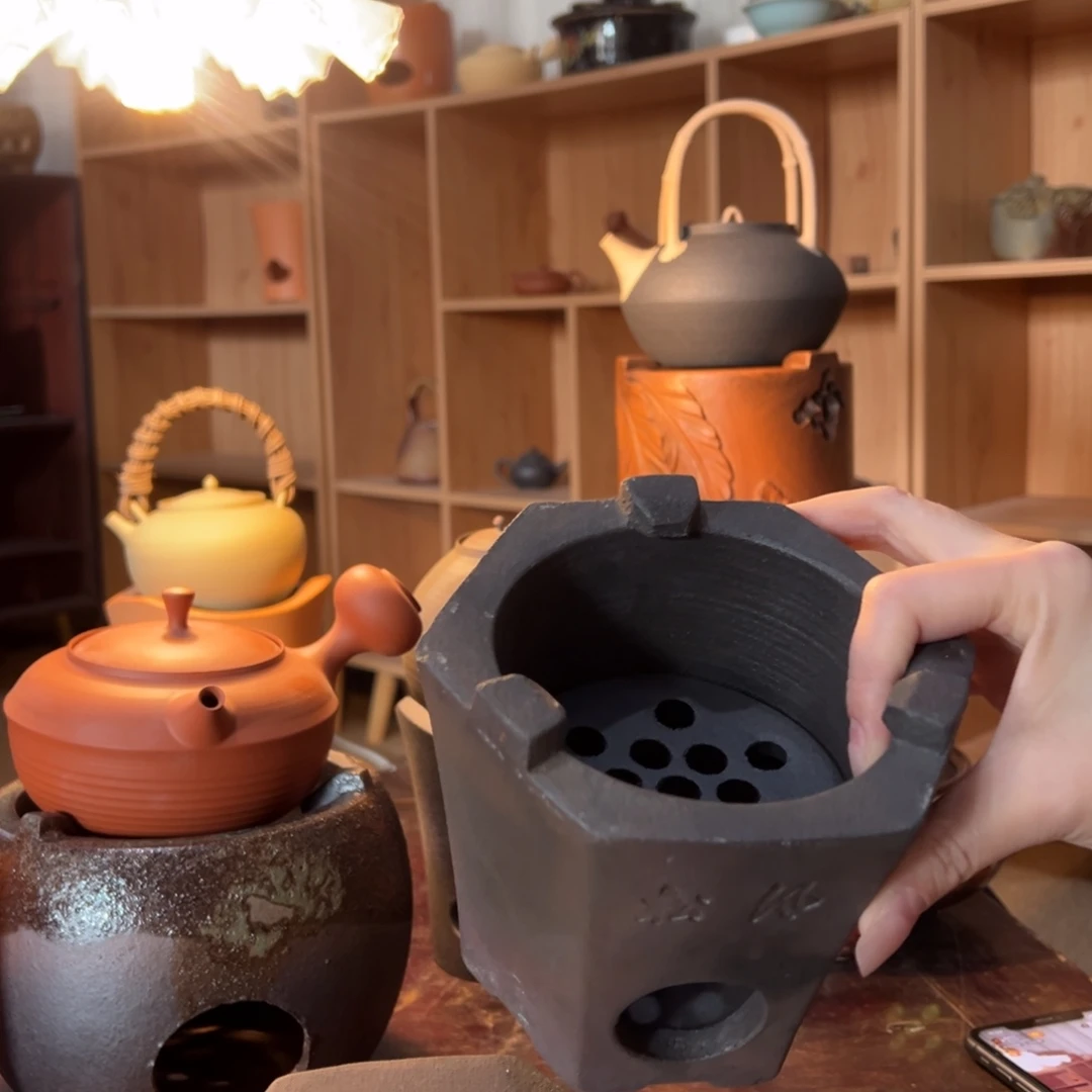 陶柴烧六角炭炉11111111