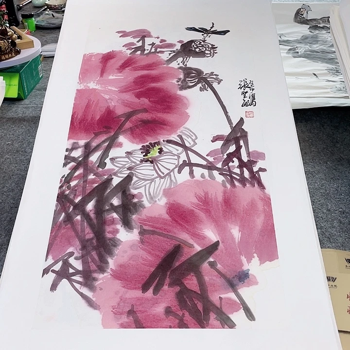 国画张圣敏先生纯手绘作品