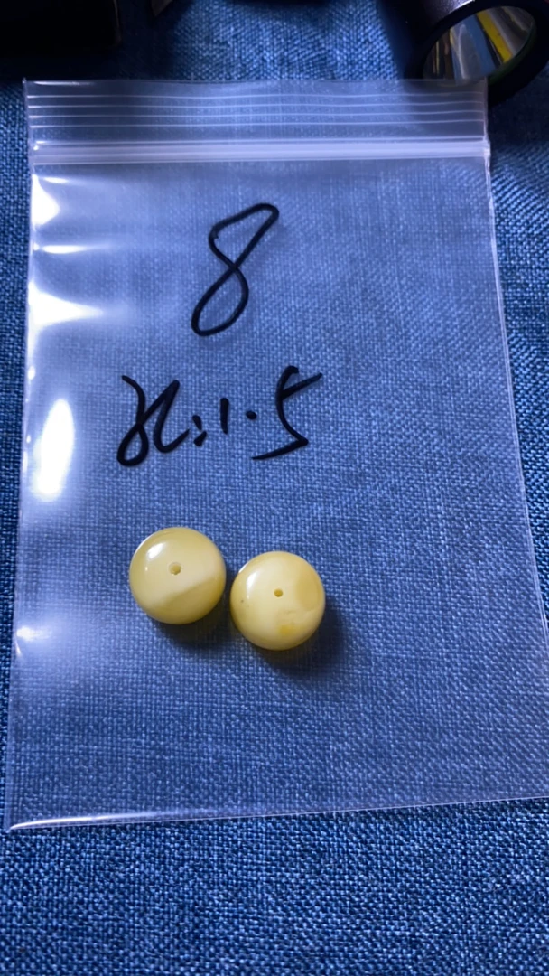 天然蜜蜡白花微杂12 老型