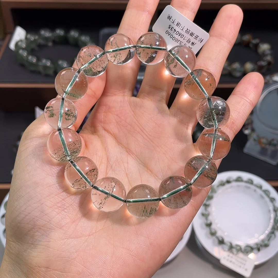 水晶手串未镶嵌绿幽灵