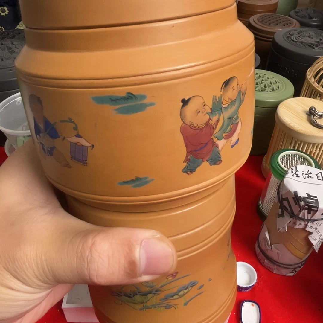 蝈蝈泥罐原色一样一个带图的