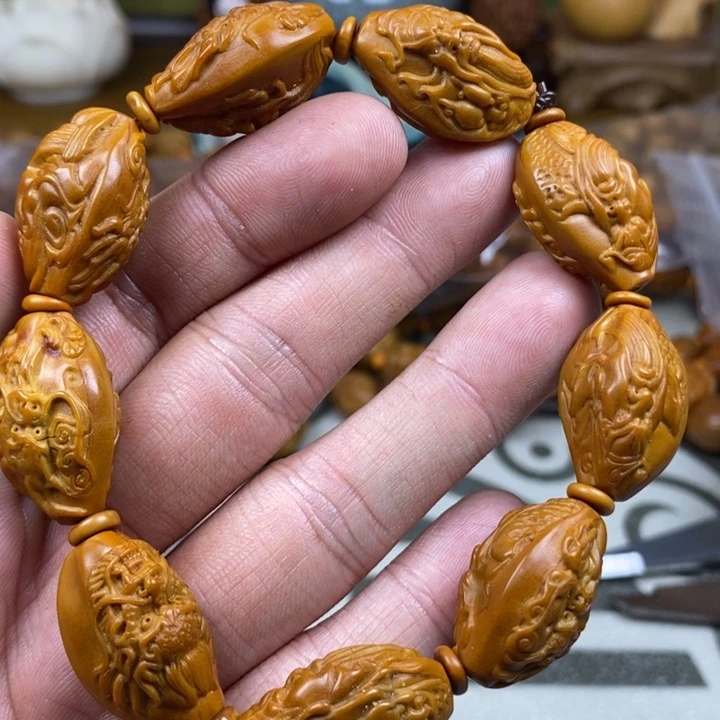 橄榄核手串/手链橄榄核雕工艺手串
