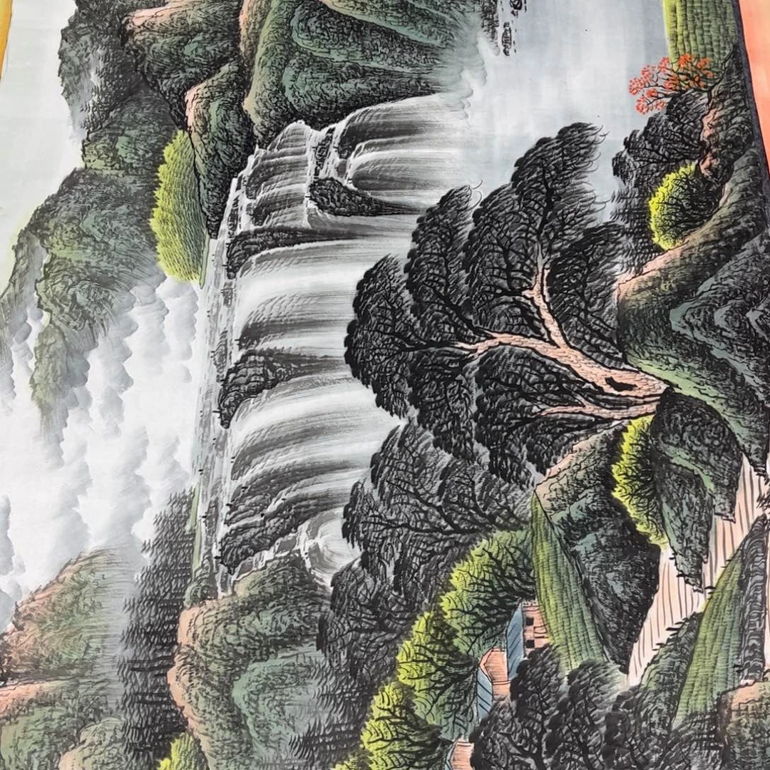 国画国画作品老师手绘
