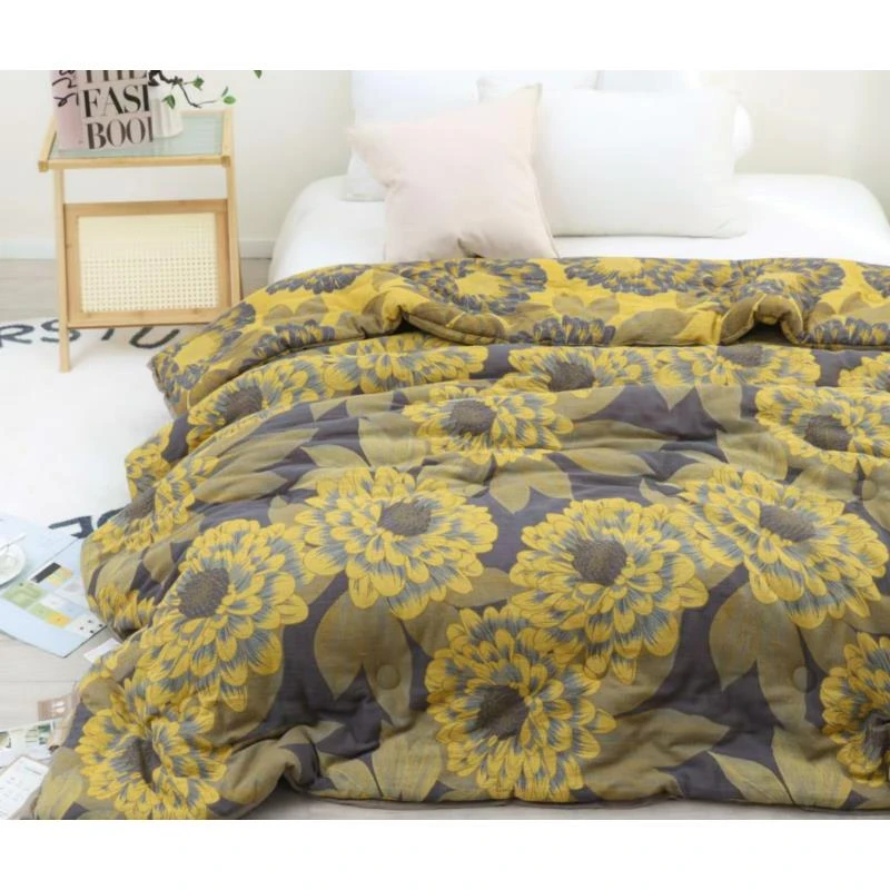 【金菊映秋】纯棉双层秋冬被150*200cm