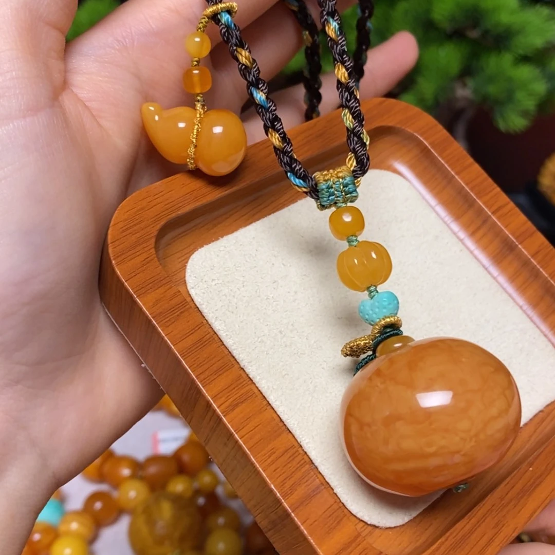 【闪购商品】蜜蜡颈饰未镶嵌项链