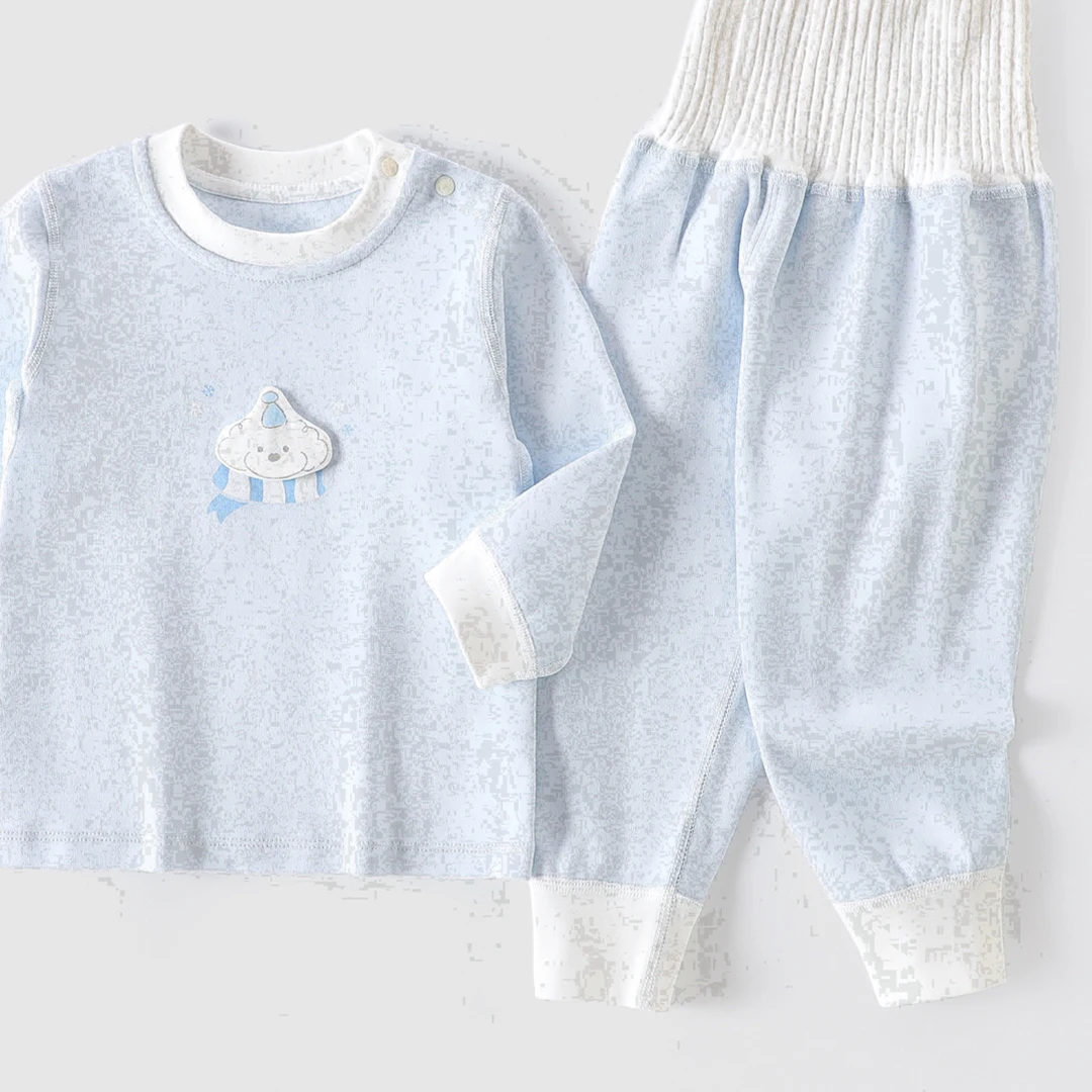 奶茶女宝宝厚棉裤8088