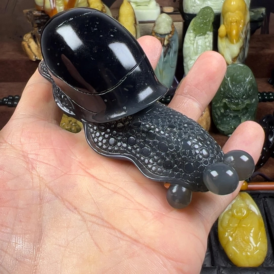 岫玉未镶嵌手把件天然岫玉
