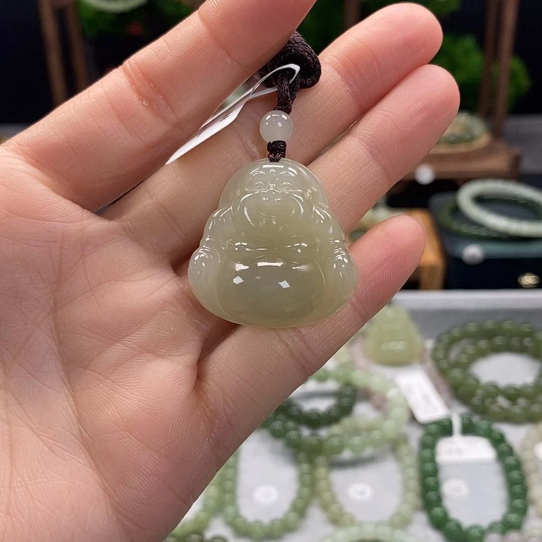 和田玉颈饰未镶嵌顺***忧